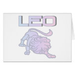Pastels de Lion Carte De Vœux