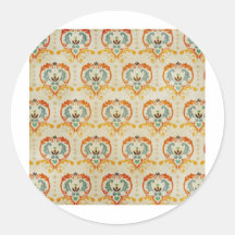 Pastels Round Stickers