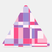 Pastle pinks and purple square design. stickers