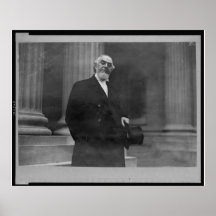 Pastor Charles Taze Russell Half-length Portrait Poster