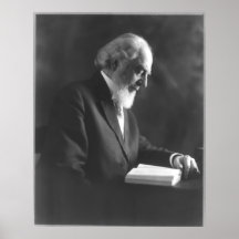 Pastor Charles Taze Russell Reading Bible Print
