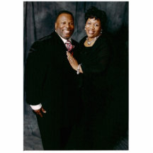 Pastor Richard & Elect Lady Lisa Williams Acrylic Cut Outs