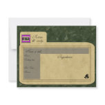 pastries recipe card announcement