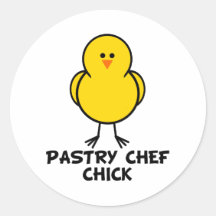 Pastry Chef Chick Sticker