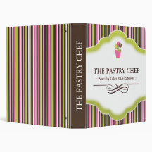 Pastry Chef Portfolio Binder