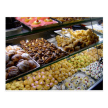 Pastry Shop cards Post Card