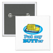 pat my butt butter funny food design pun pin