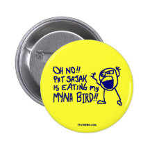 Pat Sajak eats a Myna bird Buttons