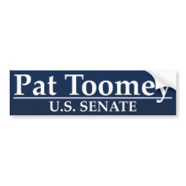 Pat Toomey U.S. Senate Bumper Stickers