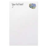 Patchwork 09 Tropical Sky Blue stationery