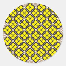 Patchwork Design 7 Sticker
