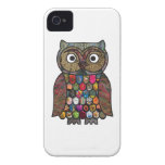 Patchwork Owl iPhone 4 Covers