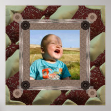 Patchwork Photo Template Poster