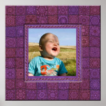 Patchwork Photo Template Poster