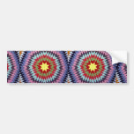 Patchwork quilt bumper stickers