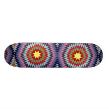 Patchwork quilt skate board