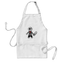 PATCHY CHAINSAW HALLOWEEN SKELETON APRONS