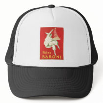 Pates Baroni Vintage Food Ad Art Mesh Hat