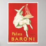 Pates Baroni Vintage Food Ad Art Print