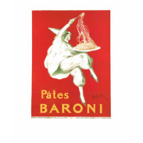 Pates Baroni Vintage Food Ad Art Tshirt
