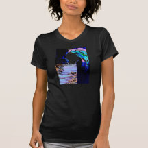 Path of the Rising Moon Women's Black Tshirt
