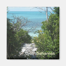 Path to the beach fridge magnets