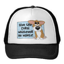 Pathetic Eyes Corgi Hat