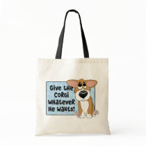Pathetic Eyes Corgi Tote Bag