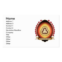 Pathology Mandorla Business Card Template