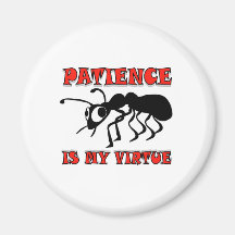 PATIENCE ANT REFRIGERATOR MAGNETS