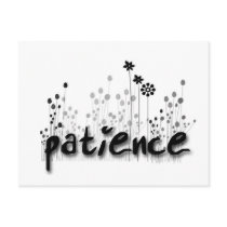 Patience FOS Postcard