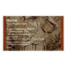 Patience, in 'Patience' Retro Theatre Business Cards
