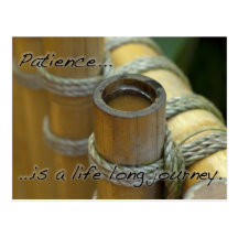 Patience-postcard
