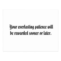 Patience Postcards