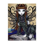 Patience Reading Fairy Tale Gothic Fairy Postcard