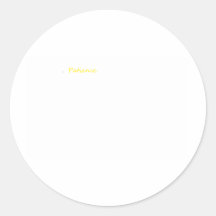 Patience Round Sticker