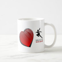 PATIN AVEC LE COEUR TASSE À CAFÉ