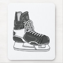 Patin d'hockey tapis de souris