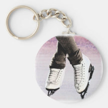 Patins artistiques porte-clefs