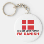 Pâtisserie danoise porte-clef