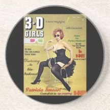 Patricia Smear Cocktail Coster #2 Beverage Coasters