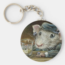 Patricia the rat key chain