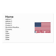 PATRIOT BUSINESS CARD TEMPLATE