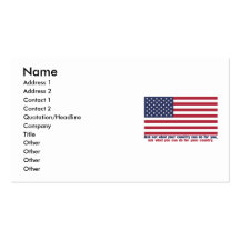 PATRIOT BUSINESS CARD TEMPLATES