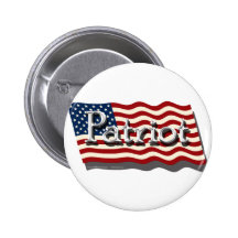Patriot Button (Silver)