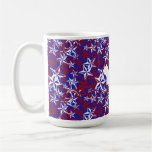 Patriot Stars monogrammed Coffee Mugs
