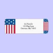 Patriotic Address Labels labels