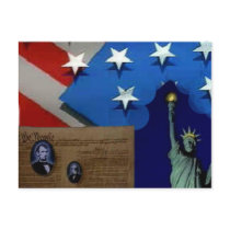 Patriotic America Post Card