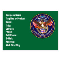 Patriotic American Business View Notes Please Business Cards