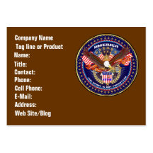 Patriotic American Business View Notes Please Business Card Templates